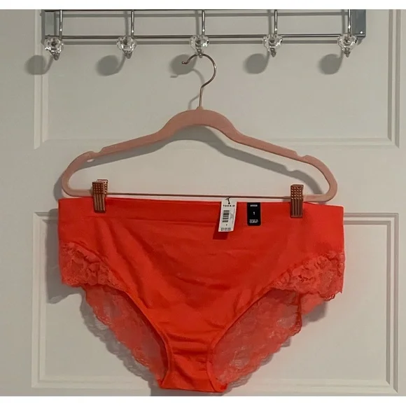 Torrid Coral Hipster Flirt Panties NWT Size 1 (14/16) - Picture 1 of 12